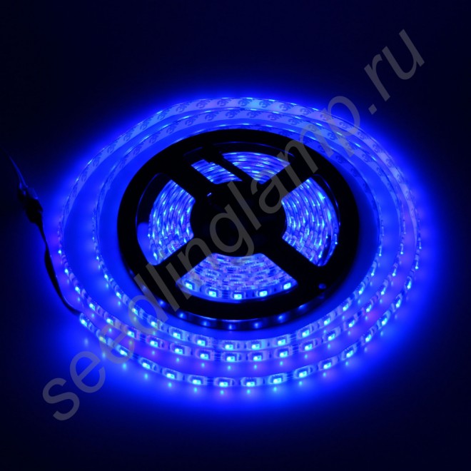 Светодиодная лента синего цвета SMD5050 для использования в биколорных светильниках